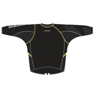 Babolat Performance Long sleeves black-yellow