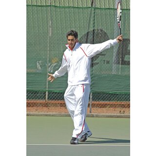 Babolat Club Line Kid Tracksuit white-red