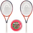 Head Graphene Touch Radical Pro x 2 + Astis 200 m Rolle