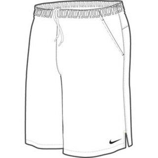 Nike Classic Line 9" Pull On Short White