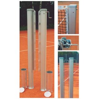 Netzpfosten (silber pulverbeschichtet)