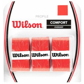 Wilson Profile Overgrip x 3 Red