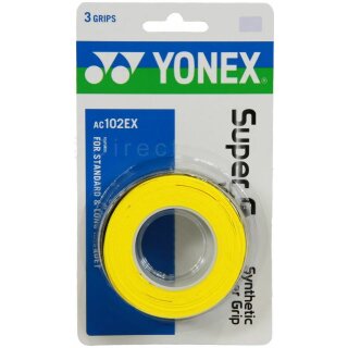 Yonex Super Grap x 3 Yellow