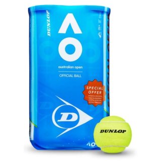 Dunlop Australian Open 2 x 4 Tennisbälle