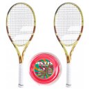 Babolat Pure Aero Lite French Open 2019 x 2 + 200 m-Rolle