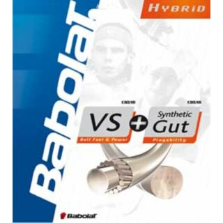 Babolat Touch VS + Synthetic Gut (Hybridsaite) 1,30 mm/1,30 mm incl. Besaitungslohn