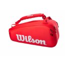 Wilson Super Tour 9 Pack Red Tennistasche
