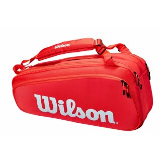 Wilson Super Tour 6 Pack Red