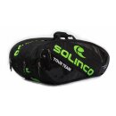 Solinco 15 Pack Tour Racquet Bag Full Black/Neon Green