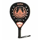 Zembla Alpha Black/Orange Padel Racket