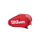 Wilson Super Tour Red/White 2022 Padel Bag