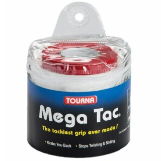 Tourna Mega Tac White x 30 Pack