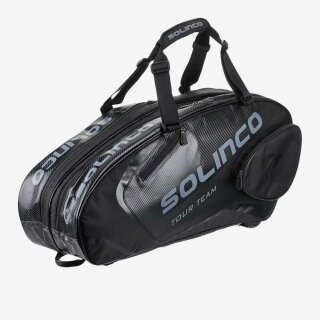 Solinco 6 Pack Tour Racquet Bag Blackout