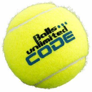 Balls Unlimited Code Blue gelb x 60 Trainerbälle drucklos