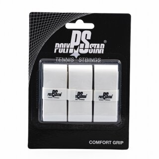 Polystar Comfort Grip 3 Pack White