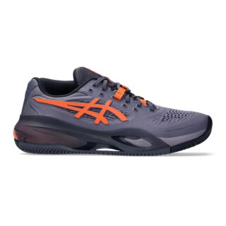 Asics Gel Resolution X Clay Grayish Purple/Nova Orange Tennisschuhe