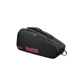Wilson Pro Staff Classic 6 Pack Racquet Bag Black