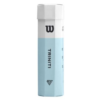 Wilson Triniti x 4 Tennisbälle, halbdrucklos