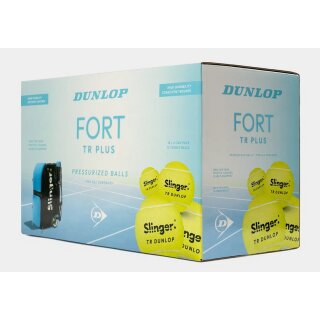 Dunlop Fort TR Plus x 72 Tennis Balls