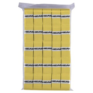 Head Prime Tour 50 Pack Yellow Overgrip